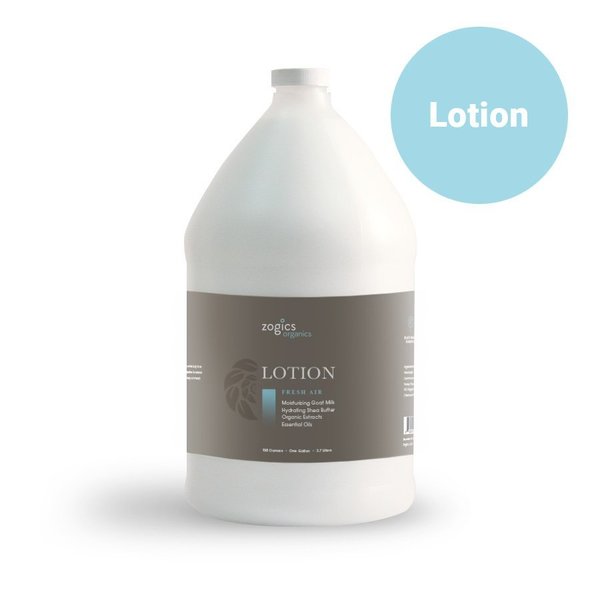 Zogics Organics Lotion, Fresh Air, 1 gallon OLFA128-Single